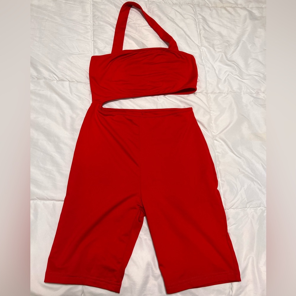 Bodycon Romper Cut Out